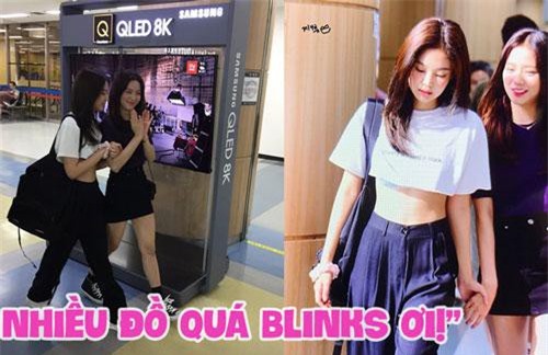 “Tay xách nách mang” túi lớn nhỏ ra sân bay, Jennie chẳng khác nào chúng ta mỗi lần đi du lịch mà như đi buôn vậy!