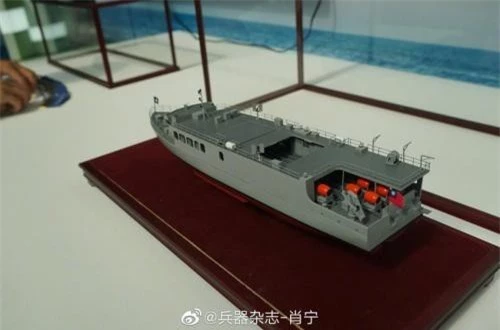 Mô hình thiết kế tàu rải thủy lôi của Đài Loan. Ảnh: dambiev