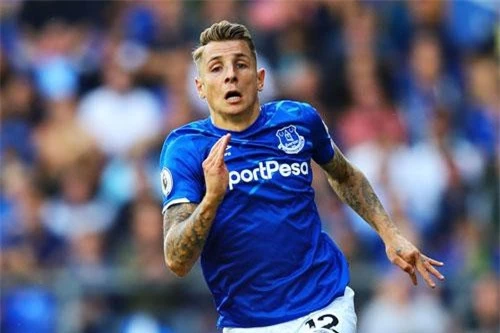 Hậu vệ trái: Lucas Digne (Everton).