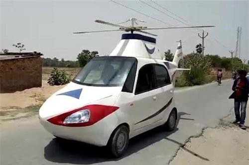 Ngắm chiếc xe hơi 'lai trực thăng' trên đời chỉ có một