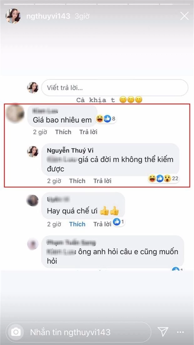 Này thì cà khịa Giá bao nhiêu em, Thuý Vi phản dame khiến anti-fan muối mặt tự đóng cửa về chơi một mình - Ảnh 1.