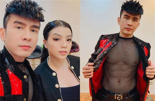 Đan Trường gây tranh cãi khi diện áo lưới xuyên thấu khoe cơ bụng 6 múi