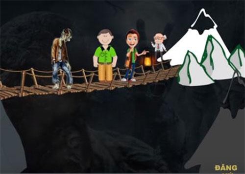 Đố bạn tìm giải pháp giúp 4 người chạy thoát khỏi zombies khát máu