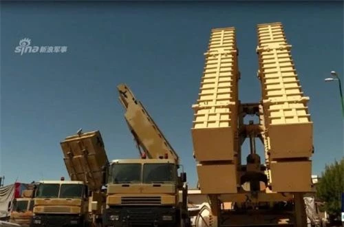 Theo Press TV, trong khuôn khổ Ngày hội công nghiệp quốc phòng đang diễn ra, Iran lần đầu tiên công bố hệ thống tên lửa phòng không nội địa Bavar 373 do nước này tự tay phát triển từ A-Z. Ảnh: Press TV