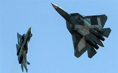 Chiến đấu cơ thế hệ 5 Sukhoi Su-57. Ảnh: Sputnik.