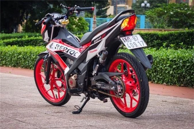 Honda Sonic 150 do dan phu tung khung 