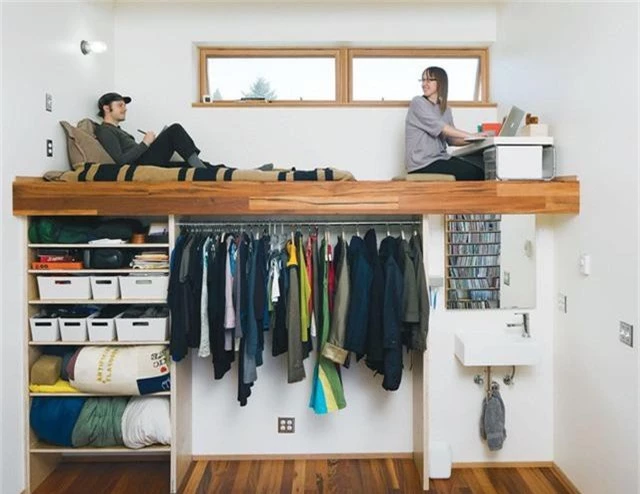Những giải pháp lưu trữ quần áo sáng tạo dành riêng cho không gian nhỏ  - Ảnh 4.