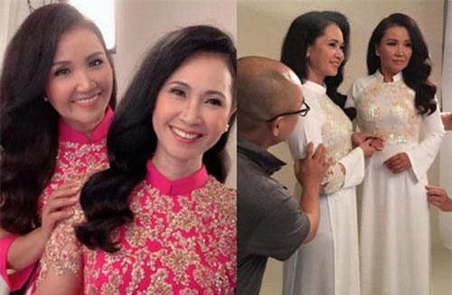  "Mẹ chồng quốc dân" NSND Lan Hương và Ngân Quỳnh khoe vẻ đẹp một chín một mười