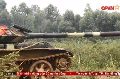 Vũ khí phụ của xe tăng vẫn sẽ bao gồm súng máy PKT 7,62mm đồng trục pháo chính và… Ảnh: QPVN