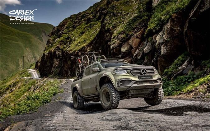 Chiêm ngưỡng vẻ đẹp của bán tải Mercedes-Benz X-Class độ phong cách off-road