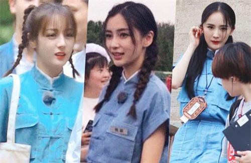 Cùng 1 kiểu tóc Nhiệt Ba - Angela Baby xinh xuất sắc, Dương Mịch lộ khuyết điểm