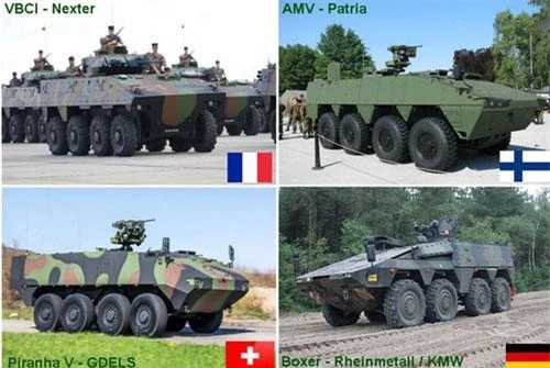Theo tạp chí Army Recognition, Bộ Quốc phòng Bulgaria sau cùng đã tung ra gói thầu mua 150 xe bọc thép chở quân thế hệ mới cho lực lượng vũ trang. Quốc gia này hiện đã gửi thư mời thầu tới 4 công ty nổi tiếng của phương Tây gồm: Rheinmetall - Krauss - Maffei Wegmann (Đức); Nexter (Pháp); Patria (Phần Lan) và General Dynamics European Land Systems (GDELS). Nguồn ảnh: Army Recognition
