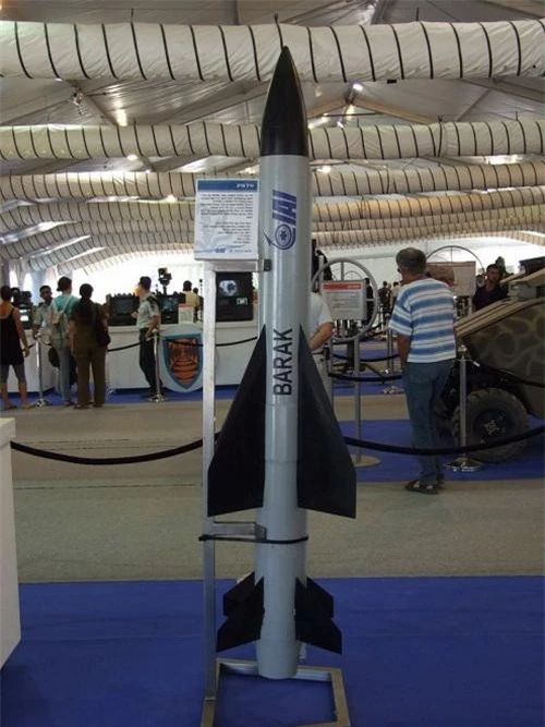 Tên lửa phòng không Barak-1. Ảnh: IAI.