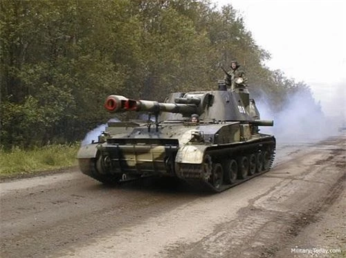 Pháo tự hành 2S3 Akatsiya của quân đội Nga. Ảnh: Military Today.