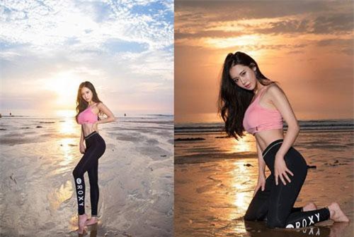 CLIP: ‘Nghẹt thở’ trước thể hình của chân dài Hàn Quốc