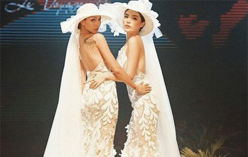 Kỳ Duyên - Minh Triệu diện váy cưới đôi như cặp tình nhân thuở mặn nồng