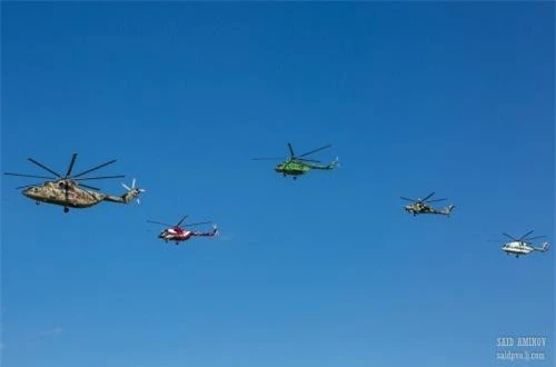  Đội hình trực thăng thế hệ mới nhất mà Nga sẽ giới thiệu tại MAKS-2019. Ảnh: SAID Aminov