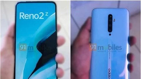 Oppo Reno 2Z bất ngờ lộ ảnh thực tế với màn hình tràn viền