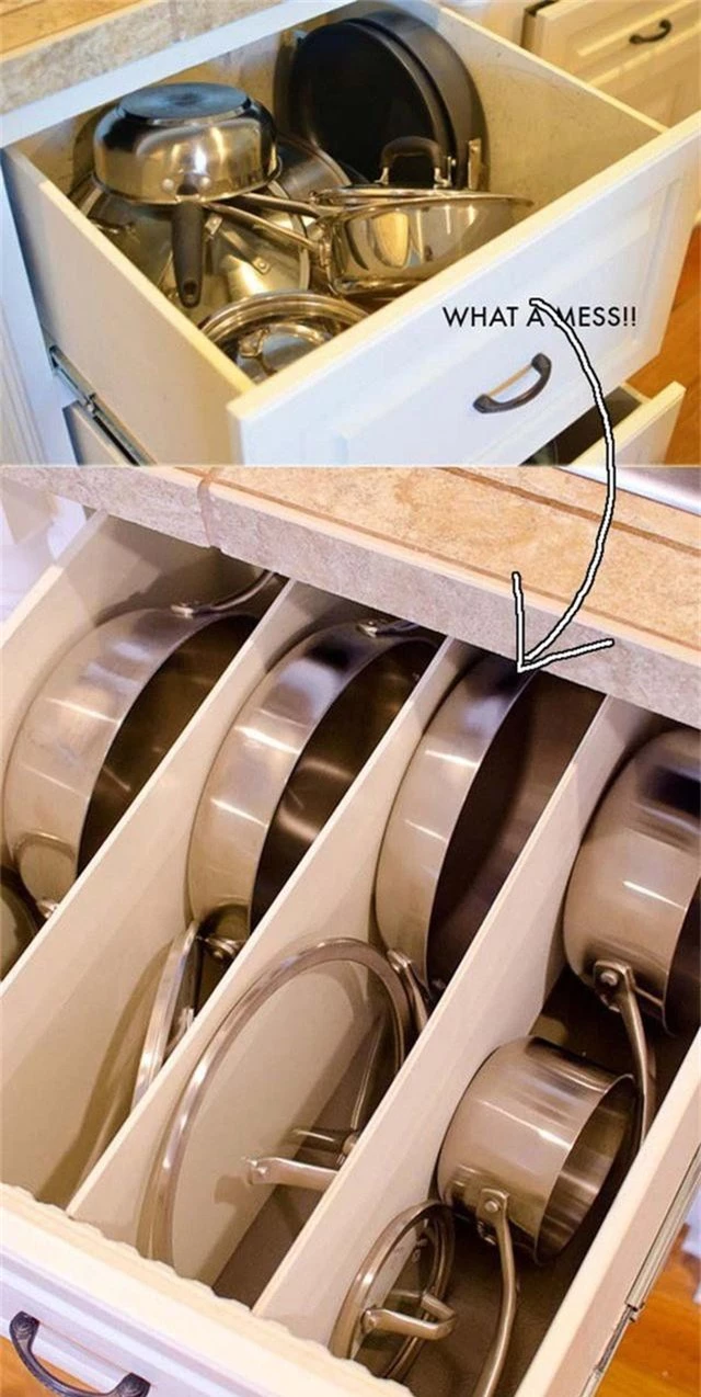 14 cách thông minh để dễ dàng sắp xếp tủ bếp gọn gàng, đẹp mắt - Ảnh 13.