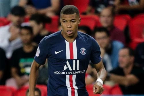 2. Kylian Mbappe (PSG, mức lương 325.000 bảng/tuần).