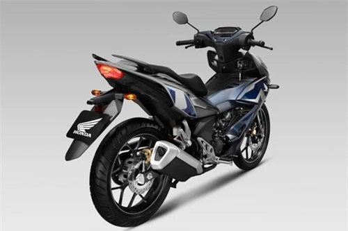 Honda Winner X 2019 màu xanh bạc đen.