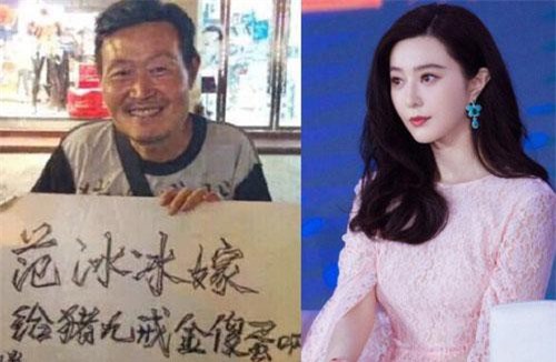 Bất ngờ: Sao nam vô danh ngồi lòng đường giơ biển cầu hôn Phạm Băng Băng, hứa trả số nợ ngàn tỷ giúp "bà xã tương lai"