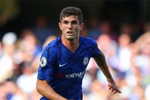 5. Christian Pulisic (Chelsea, mức lương 230.000 bảng/tuần).