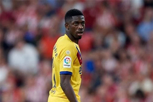 6. Ousmane Dembele (Barcelona, mức lương 210.000 bảng/tuần).