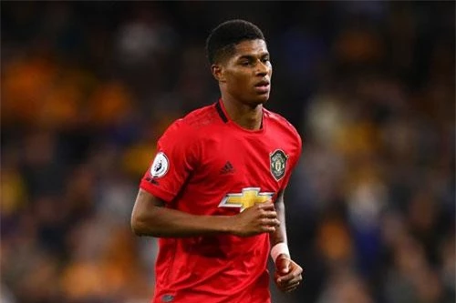 =7. Marcus Rashford (M.U, mức lương 200.000 bảng/tuần).