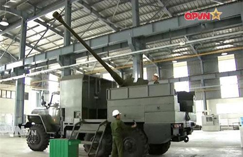 Việt Nam tự nâng cấp D-44 85mm thành pháo tự hành