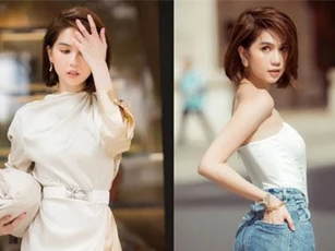 Không cần hở bạo, Ngọc Trinh tóc ngắn kín đáo xuống phố cũng đủ khiến dân tình thổn thức vì quá sang