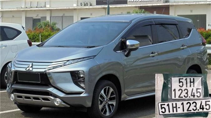 Mitsubishi Xpander biển số đẹp ở TP.HCM.