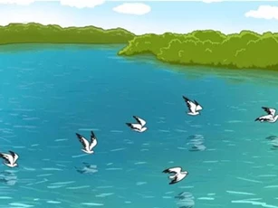 Thử thách tìm chi tiết không đúng trong bức tranh