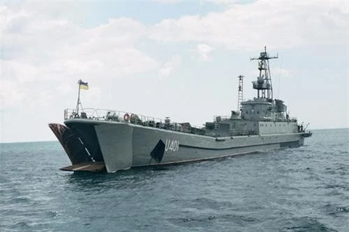 Tàu đổ bộ Polnocny của Hải quân Ukraine. Ảnh: Naval Today.