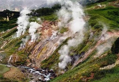 Thung lũng Kamchatka.