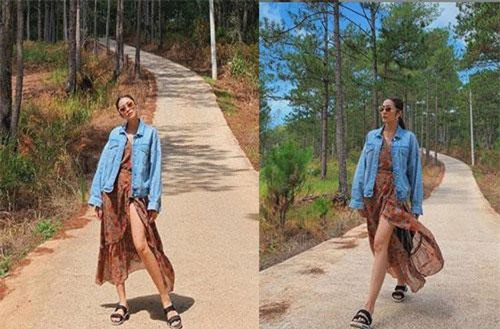 Ngọc nữ Tăng Thanh Hà nổi tiếng kín đáo, bất ngờ "đốt mắt" người nhìn khi diện váy xẻ tà táo bạo