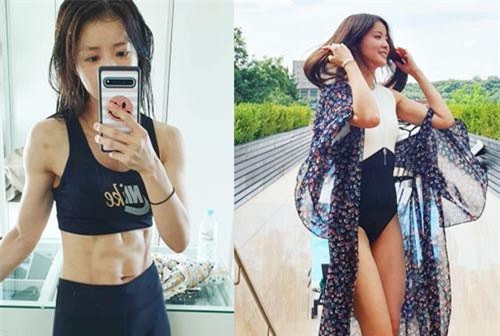 Bất ngờ trước múi bụng mỹ nhân một con của "Vườn sao băng", ảnh trong và ngoài phòng gym sao mà khác nhau thế!