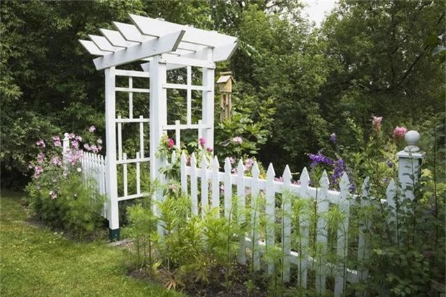 10 ý tưởng tạo hàng rào màu trắng lãng mạn cho ngôi nhà thêm ngọt ngào - Ảnh 10.