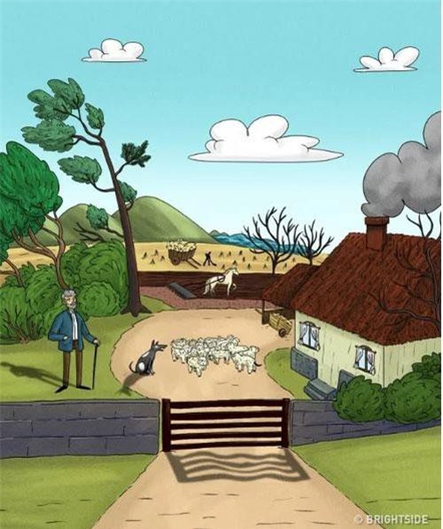 Chỉ 'thiên tài' mới phát hiện được 24 điểm bất hợp lý trong tranh này