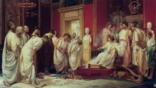 Khi Claudius đi vắng, Messalina thường mở những bữa tiệc sa đọa. 