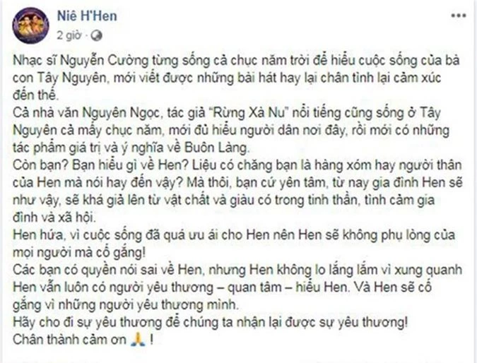 H’hen Nie phan ung khi bi nghi theu det gia canh ngheo kho-Hinh-2