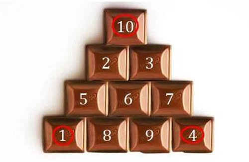 Làm sao chỉ di chuyển 3 viên kẹo nhưng xoay ngược được kim tự tháp?