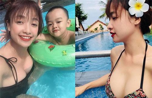 Lê Bê La lần đầu diện áo tắm khoe body chuẩn sau thời gian "kín cổng cao tường"