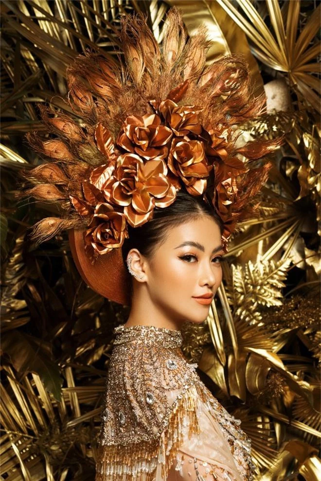 Phương Khánh khoe vẻ gợi cảm khi mặc lại trang phục gây ấn tượng tại Miss Earth - Ảnh 4.