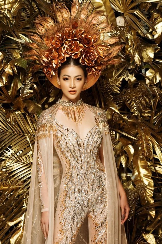 Phương Khánh khoe vẻ gợi cảm khi mặc lại trang phục gây ấn tượng tại Miss Earth - Ảnh 5.