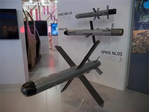 Tên lửa chống tăng tầm xa Spike NLOS của Israel. Ảnh: Defence Blog.
