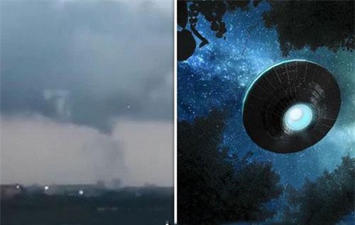 Xuất hiện vật thể nghi là UFO trong cơn lốc xoáy ở Amsterdam