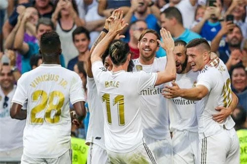 2. Real Madrid (giá trị đội hình: 1,18 tỷ euro).