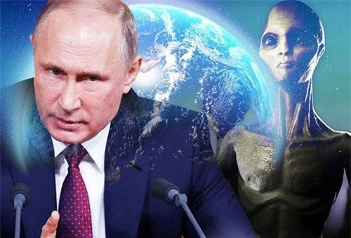 Một nhà lý thuyết âm mưu đang ra sức thuyết phục Tổng thống Nga Putin tiết lộ sự thật về người ngoài hành tinh.