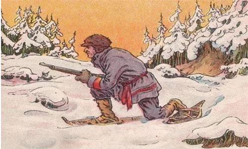 Chú gấu đã nấp ở đâu để trốn khỏi sự truy đuổi của bác thợ săn?